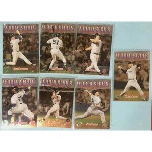 1999 Topps Chrome,7 WSeries Cards New York YANKEES Cards #234-240 RIVERA++